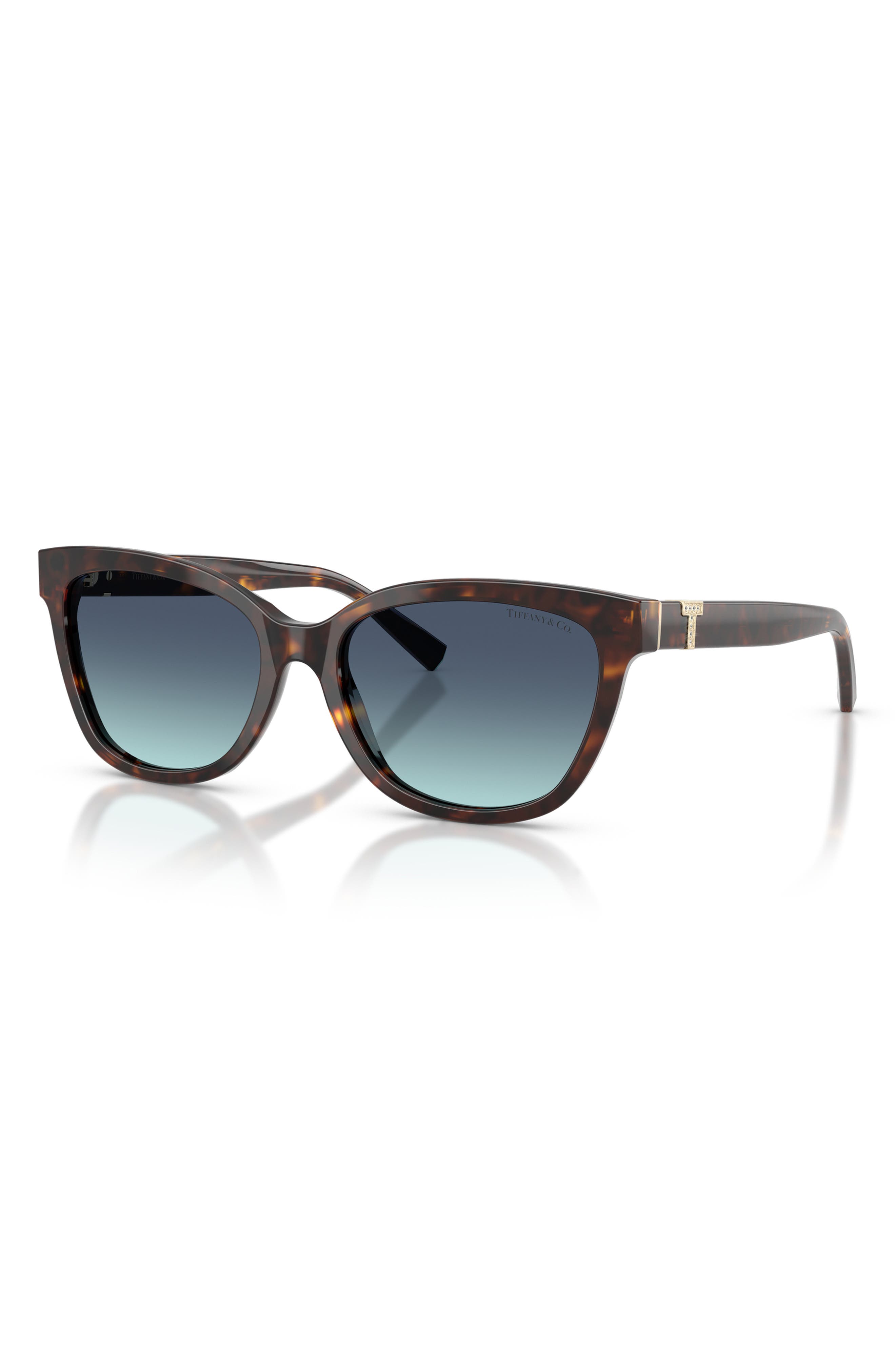 Tiffany & Co. ブラウンキャットアイサングラス Tiffany & Co. 55mm Gradient Cat Eye Sunglasses (Women) | Nordstrom