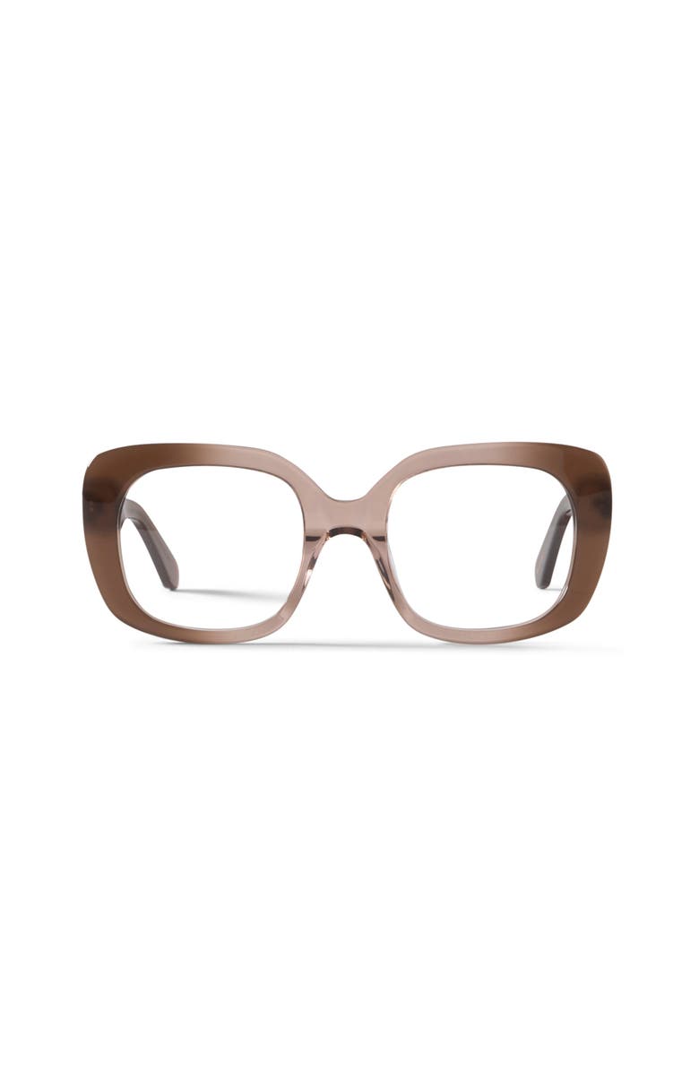 French Kiwis Eyewear Celeste Reading Glasses, Main, color, Brown / Clear