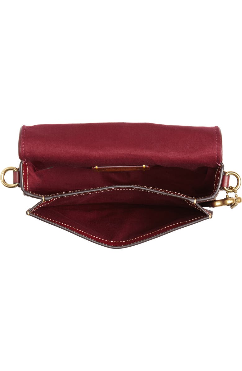 COACH Saddle 20 Signature Jacquard & Leather Crossbody Bag, Alternate, color,