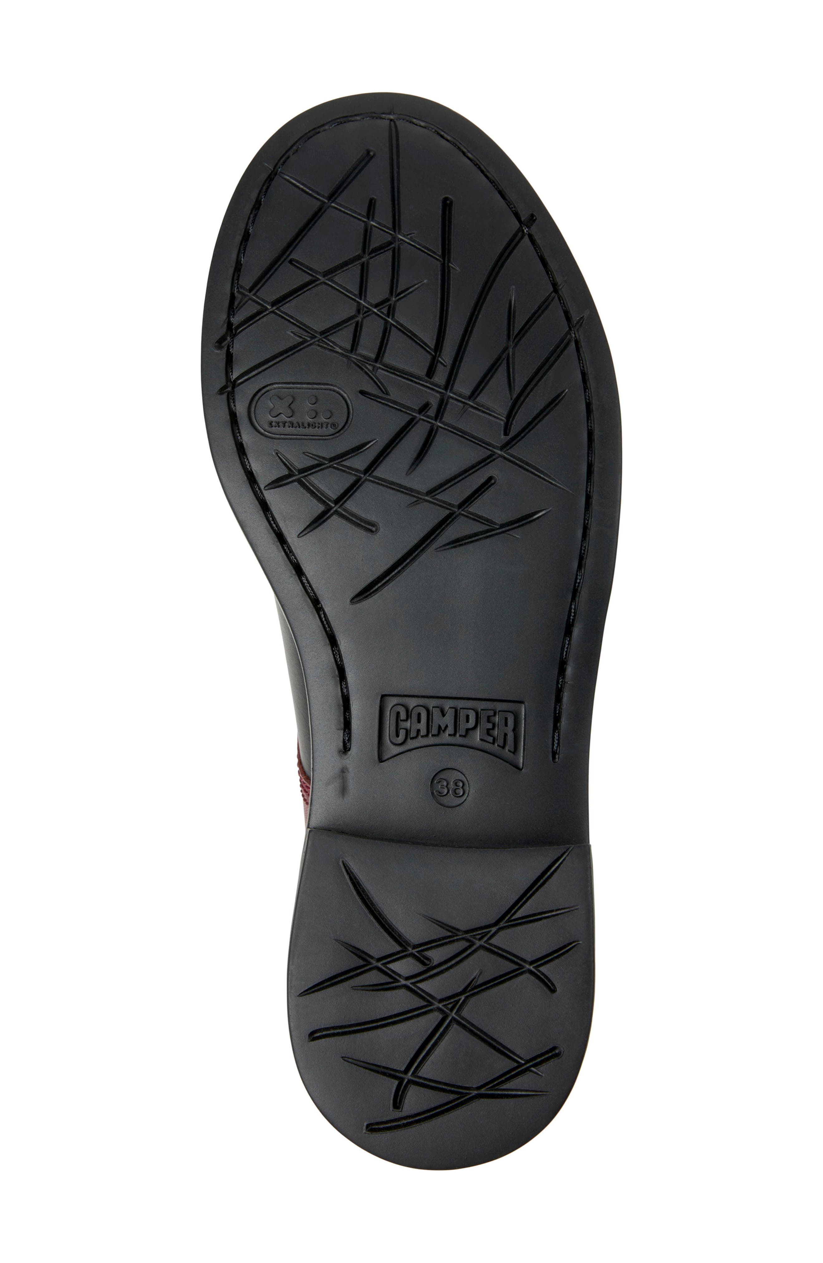 Camper Dean Twins Colorblock Leather Derby, Alternate, color, Black Assorted