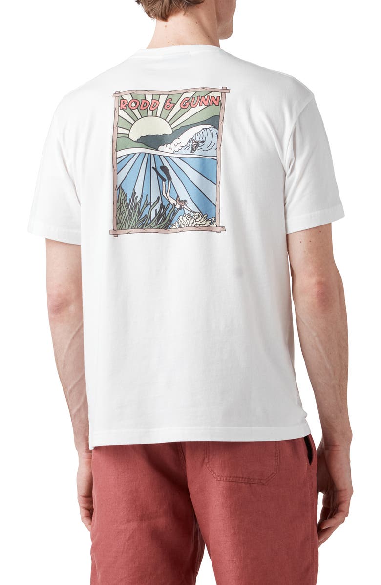 Rodd & Gunn Shipwreck Bay Graphic Tee, Alternate, color, Snow