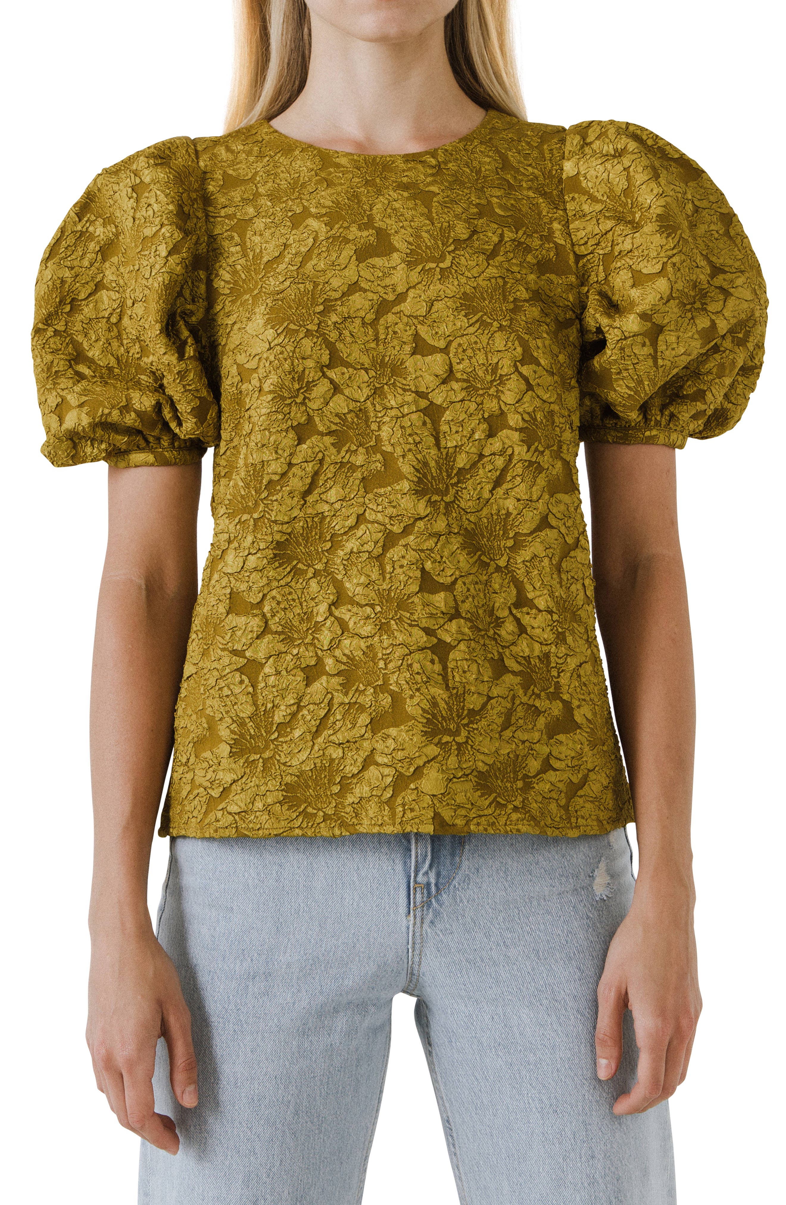 Endless Rose Textured Floral Blouse