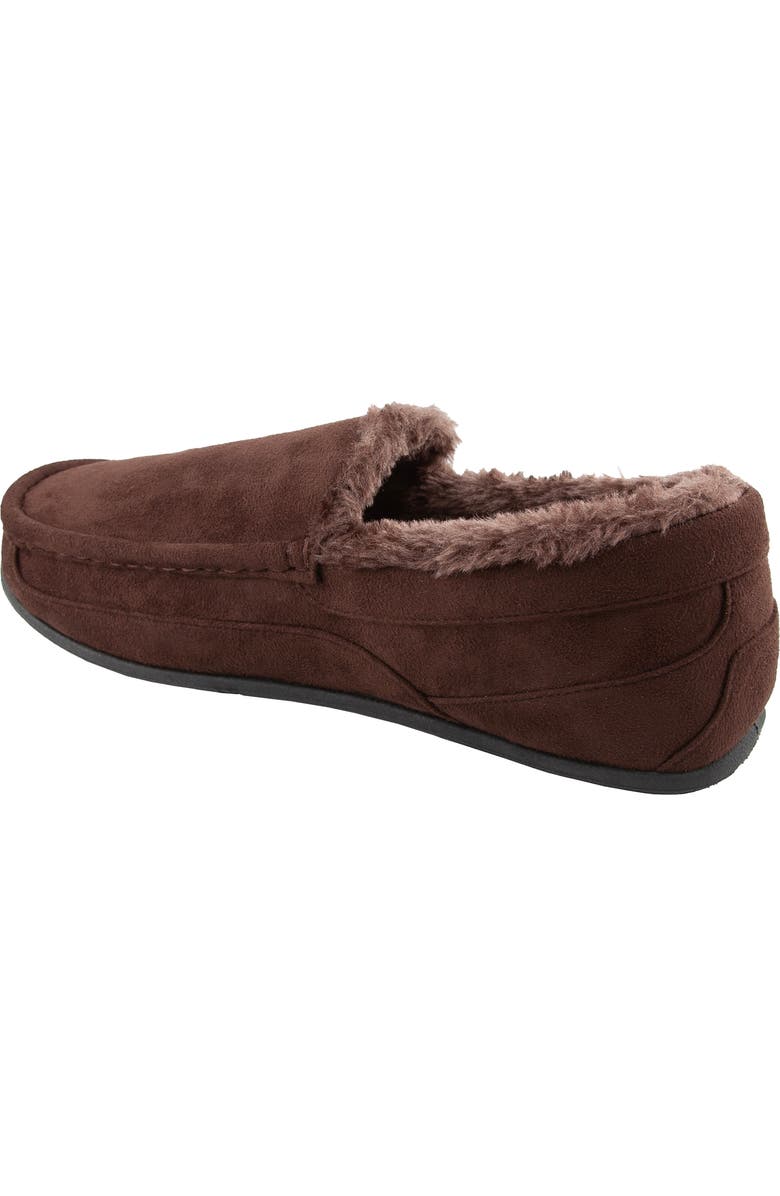 Deer Stags Spun Slipper, Alternate, color, Chocolate