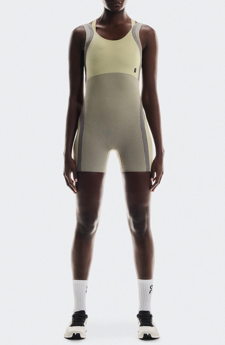 On Studio Knit Bodysuit, Main, color, Caper