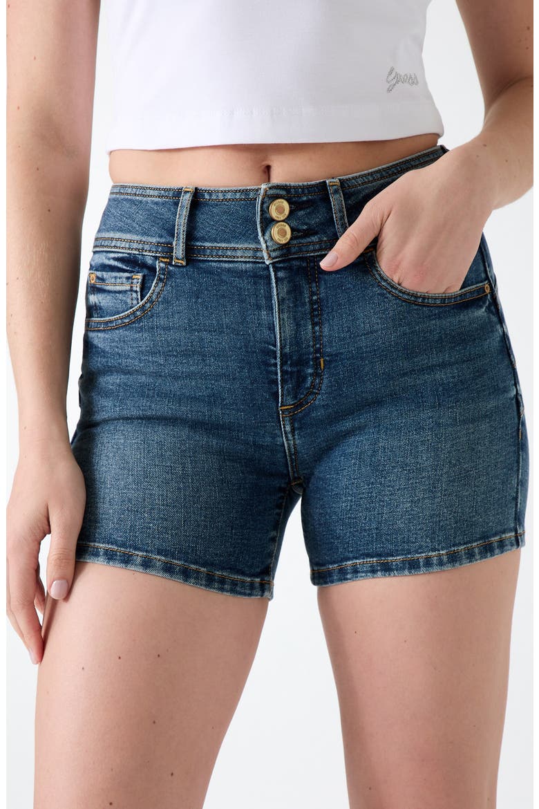 Shape Up Denim Shorts, Alternate, color, BFOW-DARK