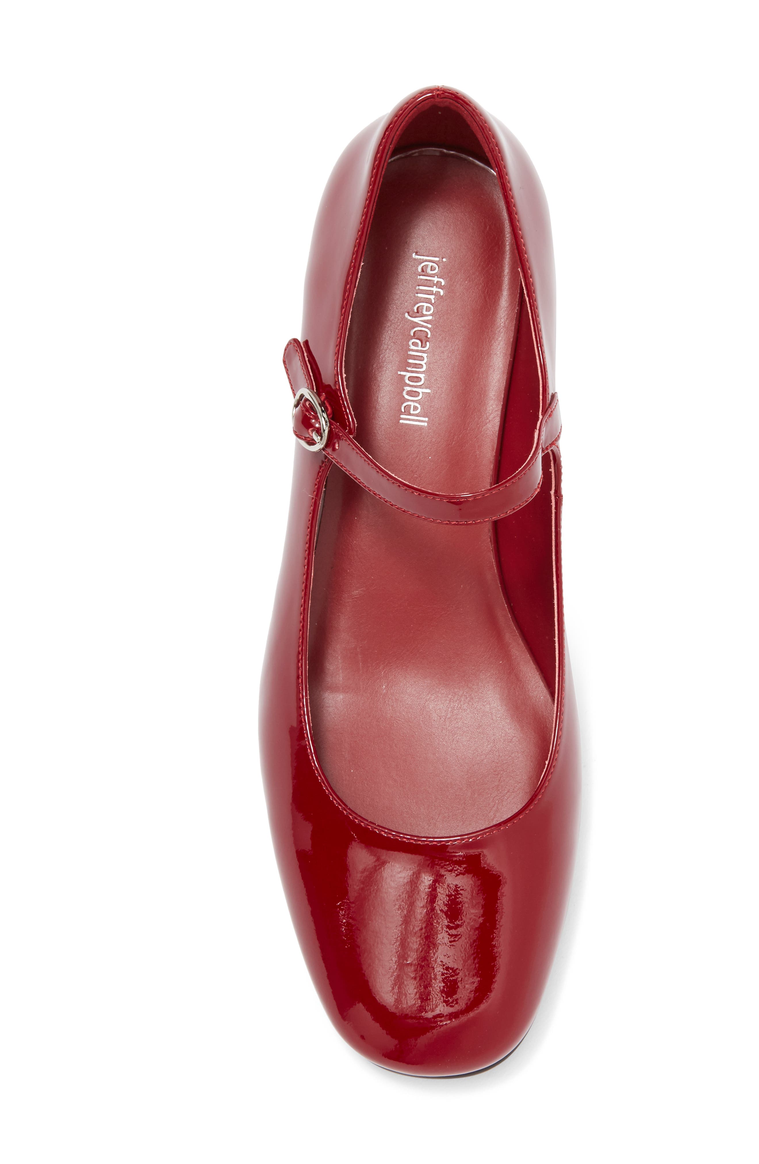 Top Tier Mary Jane Pump, Alternate, color, CHERRY RED PATENT