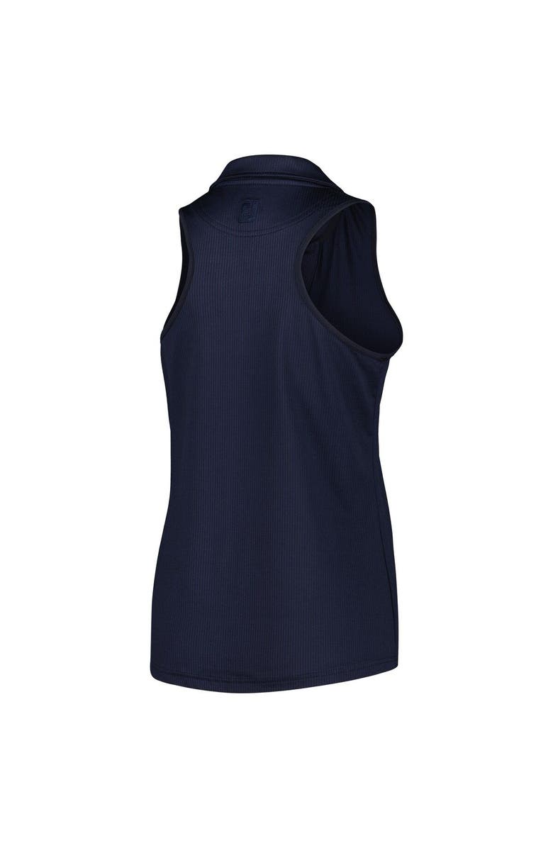 FOOTJOY Women's FootJoy Navy TOUR Championship V-Neck Tank Top, Alternate, color, Navy
