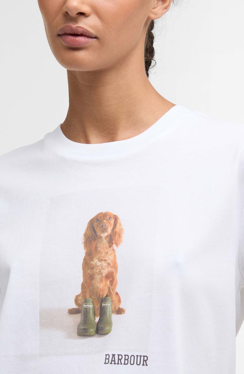 Barbour Bedale Graphic T-Shirt, Alternate, color, White