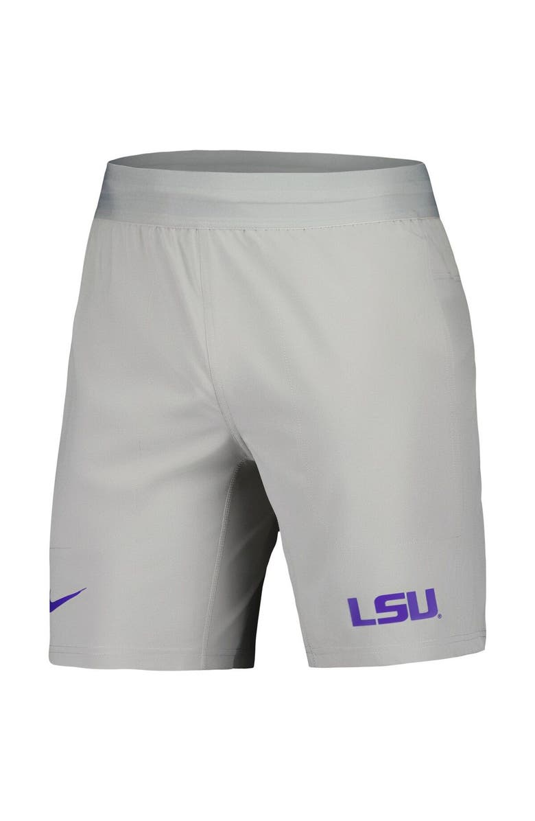 Nike Men's Nike Gray LSU Tigers Player Performance Shorts, Alternate, color, Gray