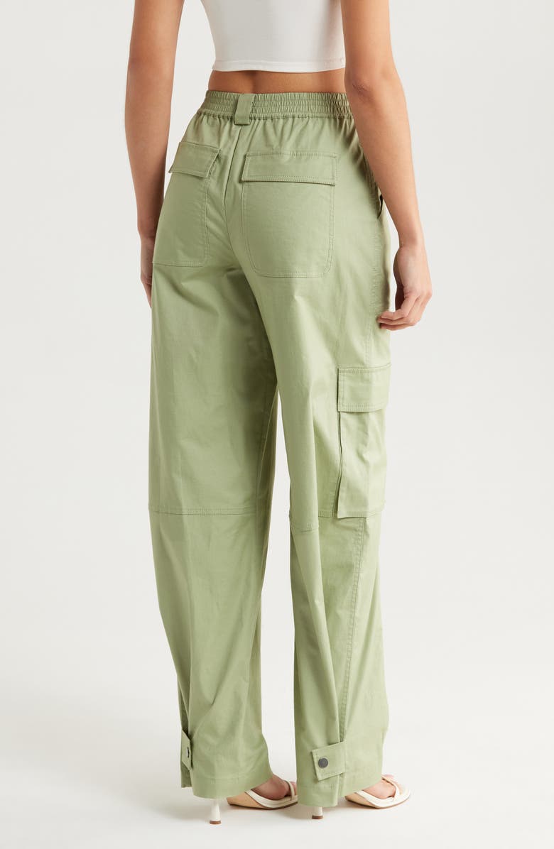 Simkhai Lionelle Stretch Cotton Cargo Pants, Alternate, color,