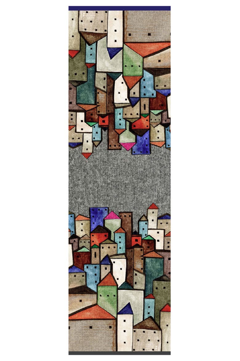 Villaggio - Wool Scarf, Alternate, color, Tan
