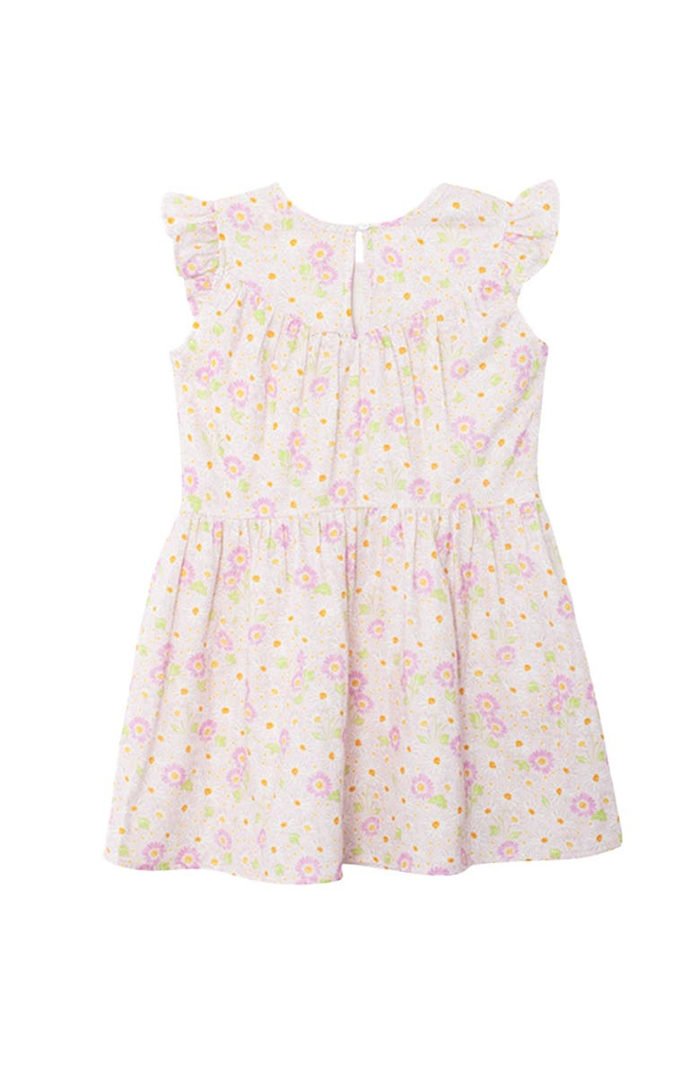 Mabel + Honey Sweet Melody Short Flutter Sleeve Dress, Alternate, color, Purple
