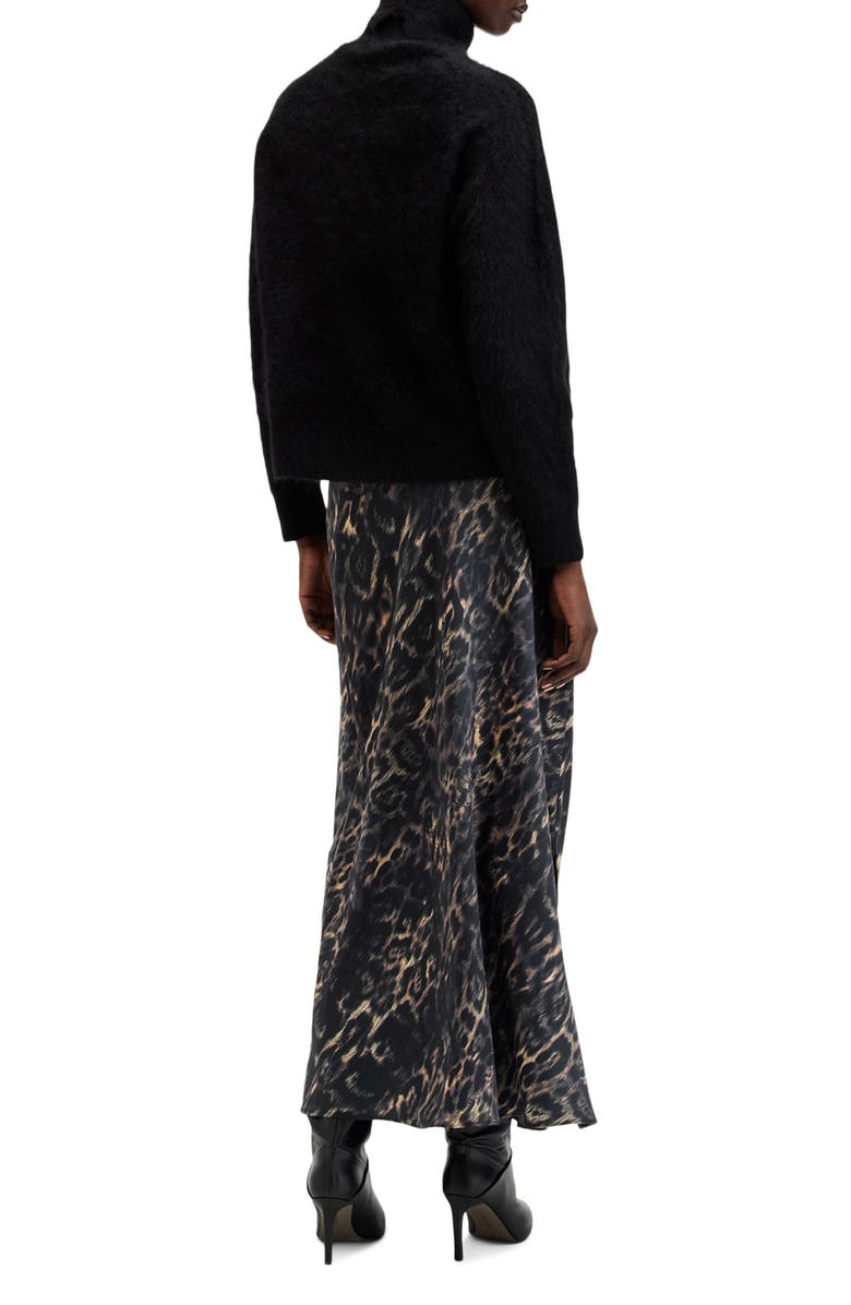 AllSaints Bryony Maxi Slipskirt, Alternate, color, 