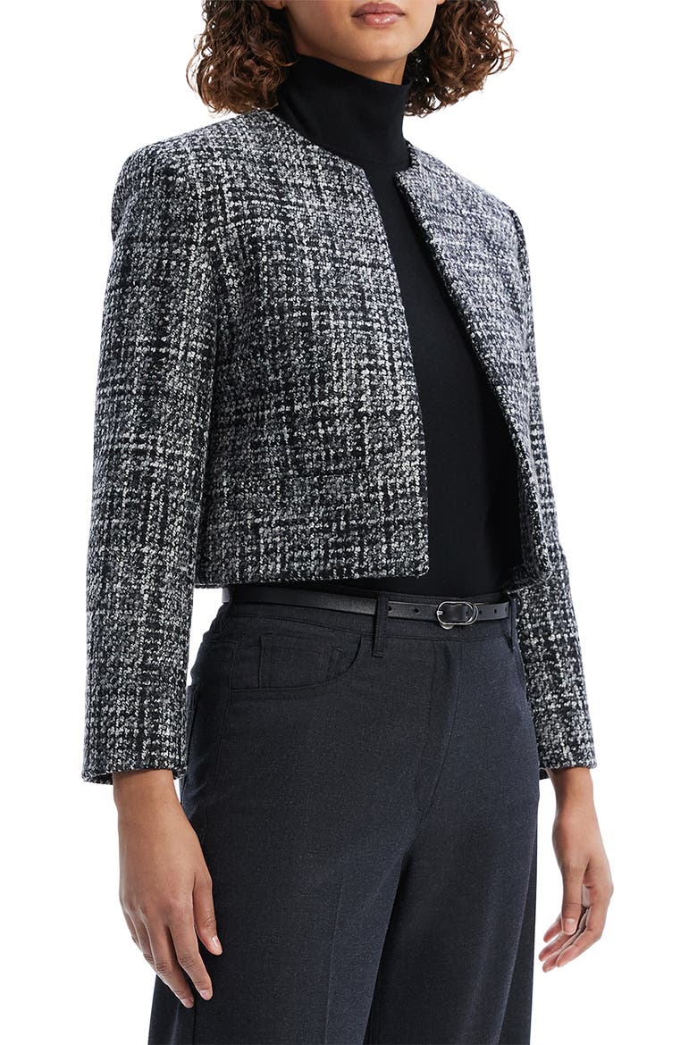Mélange Jacket, Alternate, color, BLACK MULTI - A0P