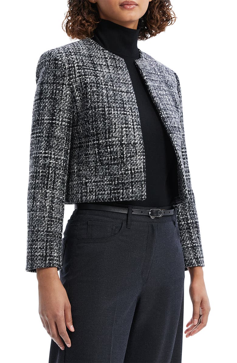 Theory Mélange Jacket, Alternate, color, Black Multi - A0p