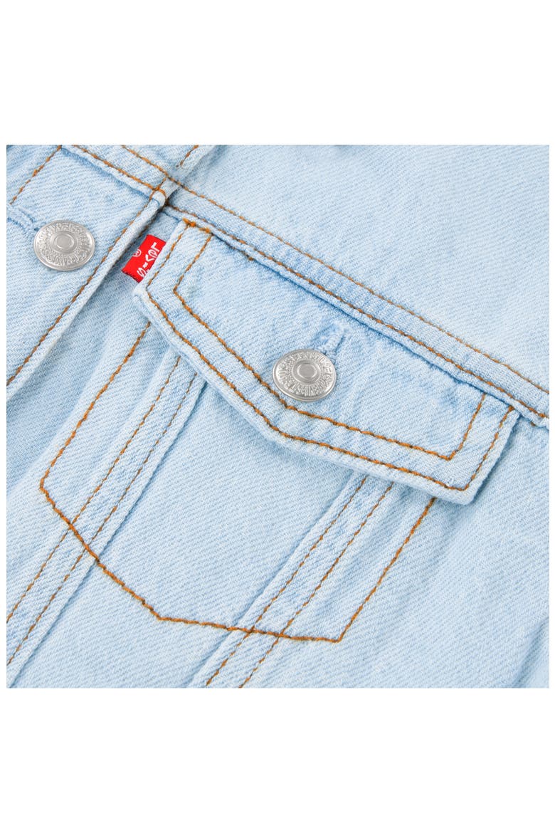 Kids' Bubble Denim Trucker Jacket, Alternate, color, WOW ME OVER