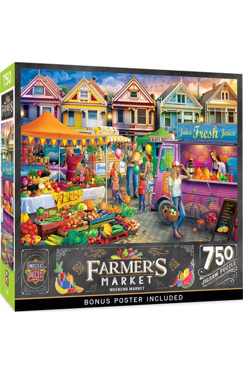 Weekend Market 750 Piece Jigsaw Puzzle