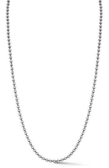 Yield Of Men Oxidized 3mm Ball Chain Necklace In Brown