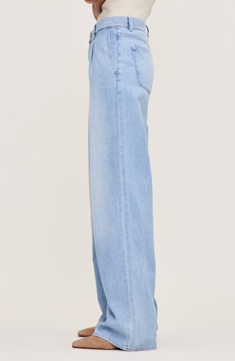 DL1961 Isabel Pleated Mid Rise Wide Leg Jeans, Alternate, color,