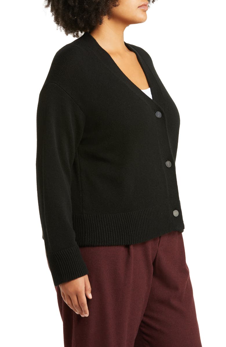 Vince Boxy Wool & Cashmere Cardigan, Alternate, color,