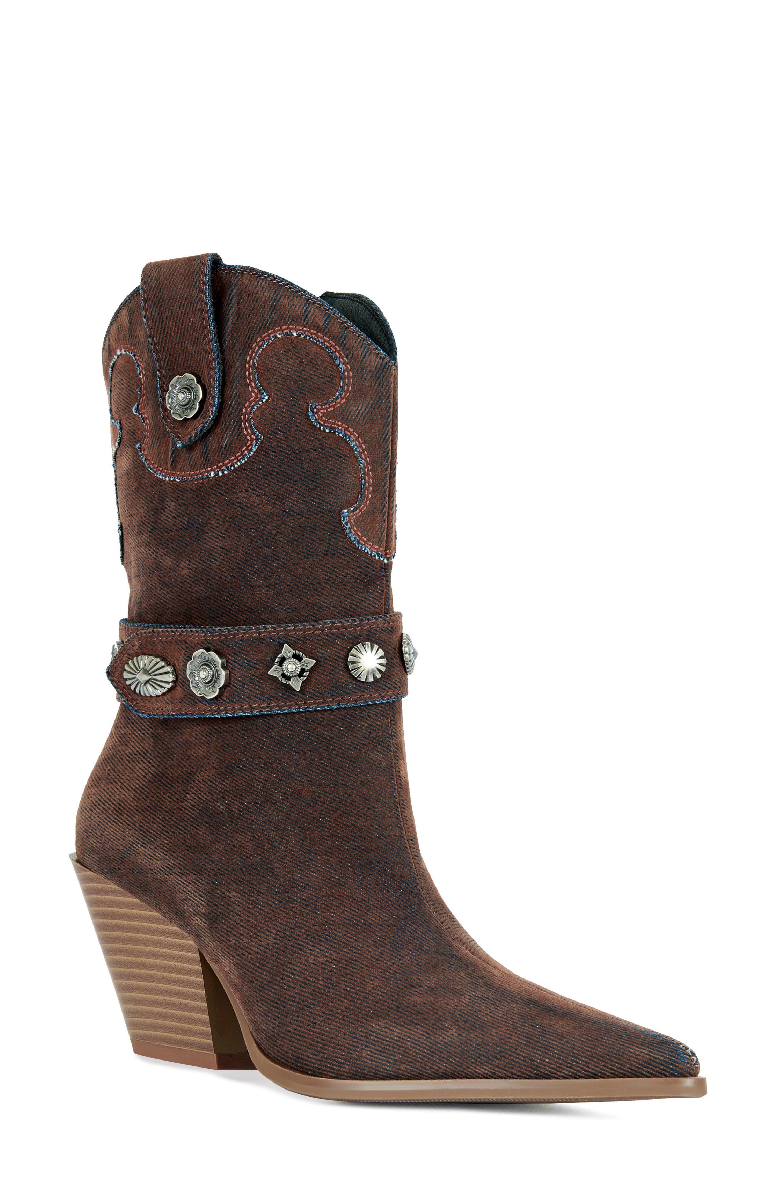 AZALEA WANG Neith Western Boot, Main, color, Burnt Orange