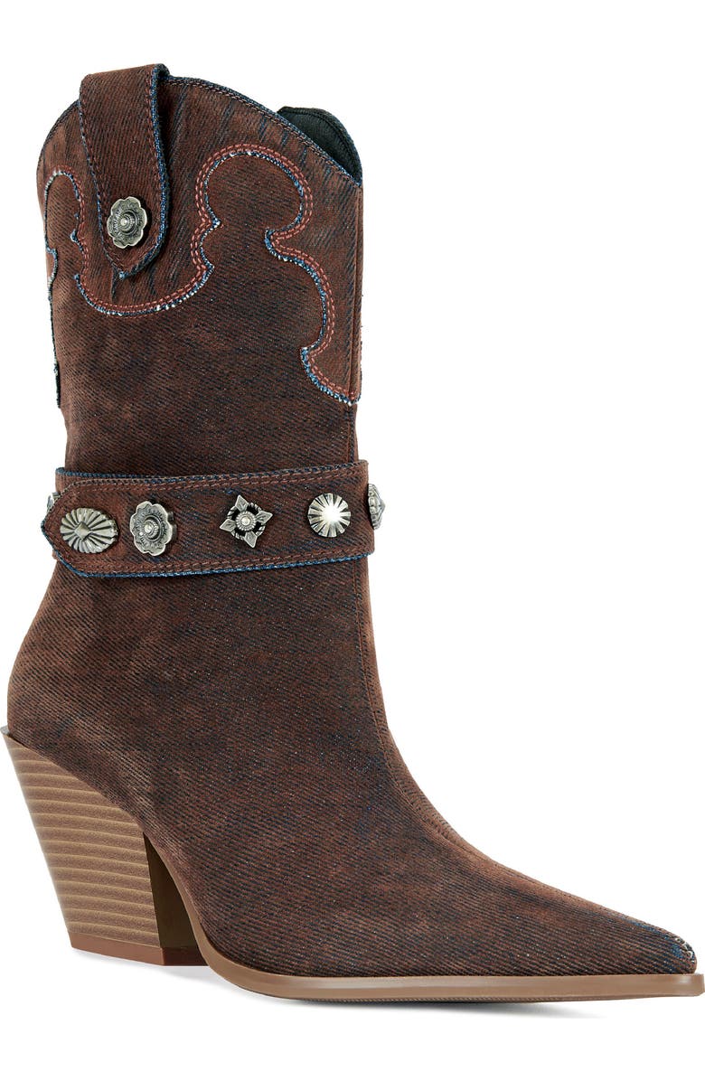 AZALEA WANG Neith Western Boot, Main, color, Burnt Orange