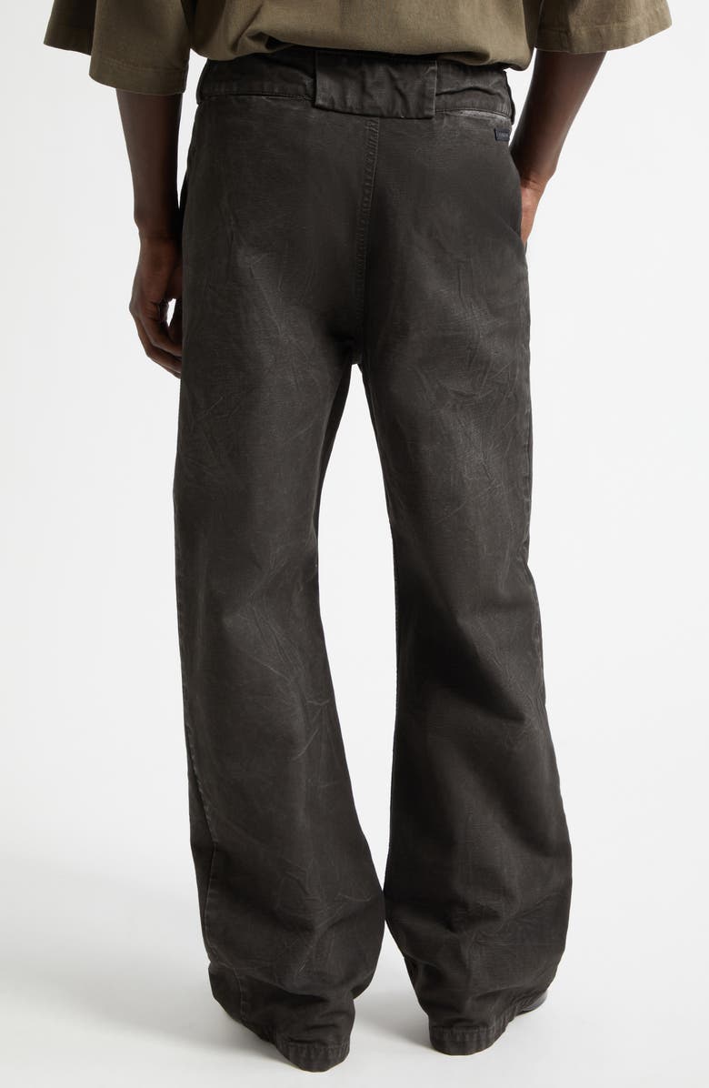 Fear of God Washed Canvas Utility Pants, Alternate, color, Washed Black