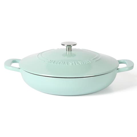Gatwick 3.5-Quart Enameled Cast Iron Dutch Oven Braiser with Lid