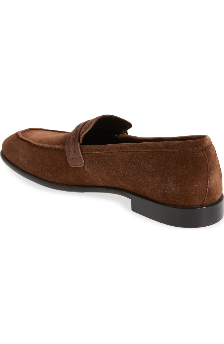 FERRAGAMO Terence Apron Toe Loafer, Alternate, color, Naturale