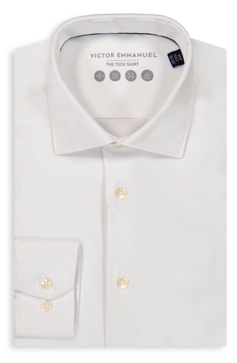 Victor Emmanuel Tech Stretch Dress Shirt, Alternate, color,