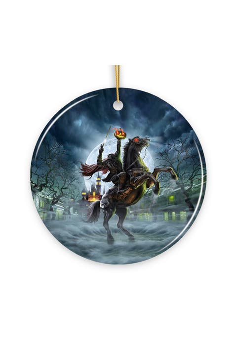 Headless Horseman Moonlit Sleepy Hollow Ornament