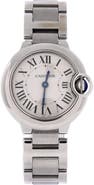 Pre-Owned Cartier Ballon Bleu de Cartier Quartz Watch Stainless Steel 28