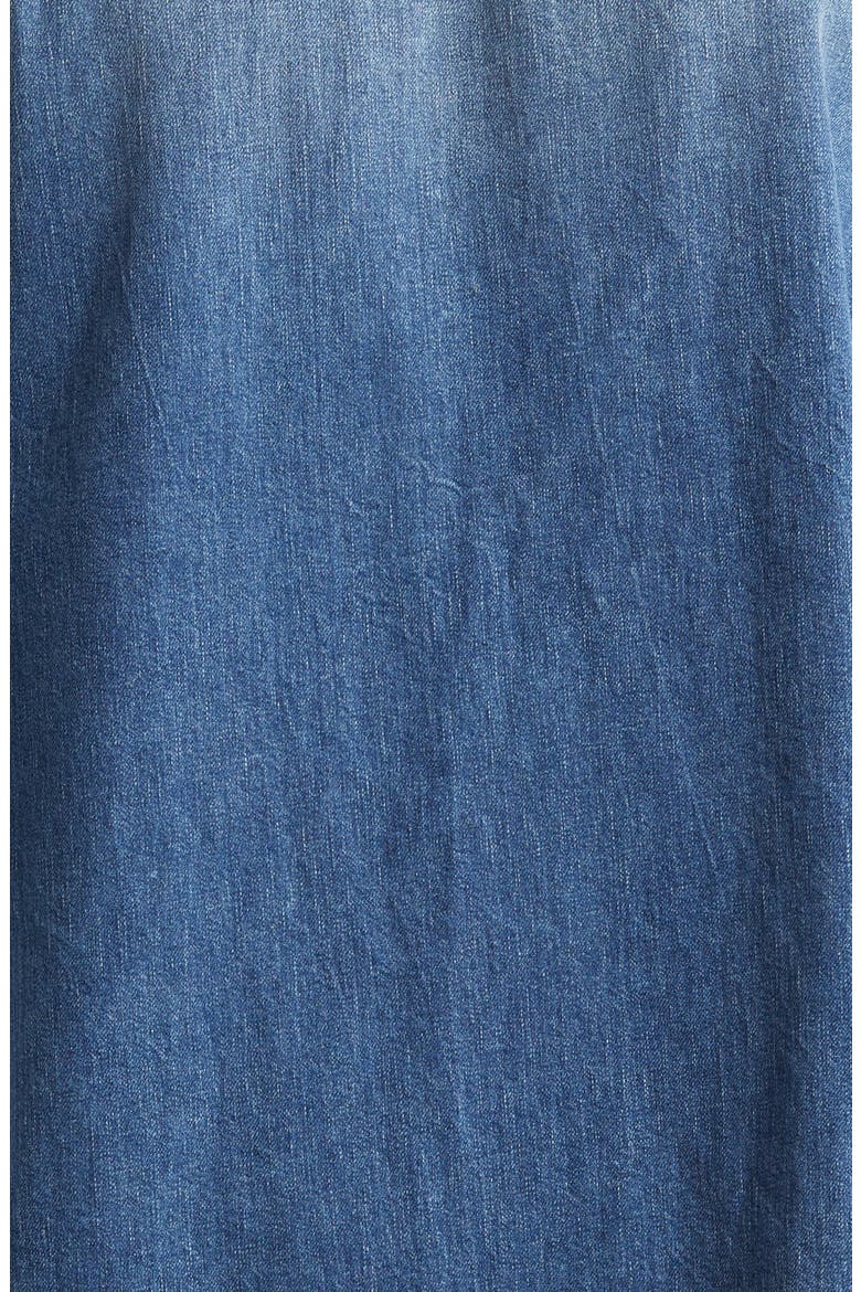 Long Sleeve Denim Button-Up Shirt, Alternate, color, VINTAGE MEDIUM BLUE