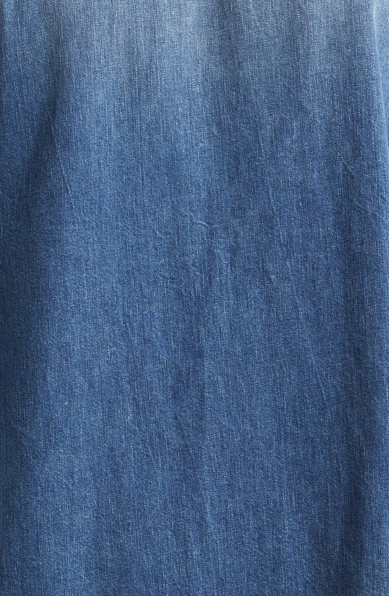 Maison Margiela Long Sleeve Denim Button-Up Shirt, Alternate, color, Vintage Medium Blue