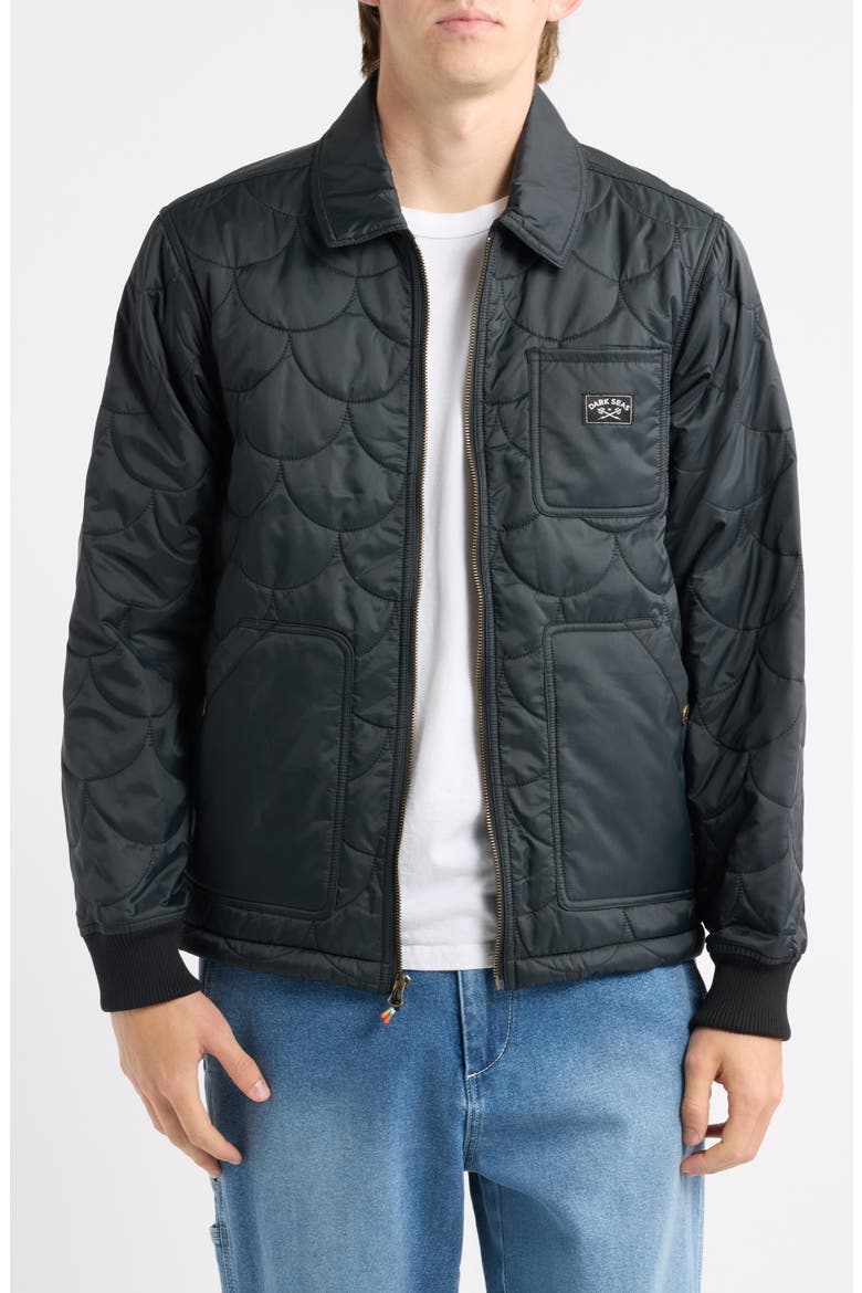Hornsby Quilted Jacket, Main, color, BLACK