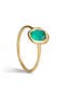  18K Gold Vermeil / Green Onyx