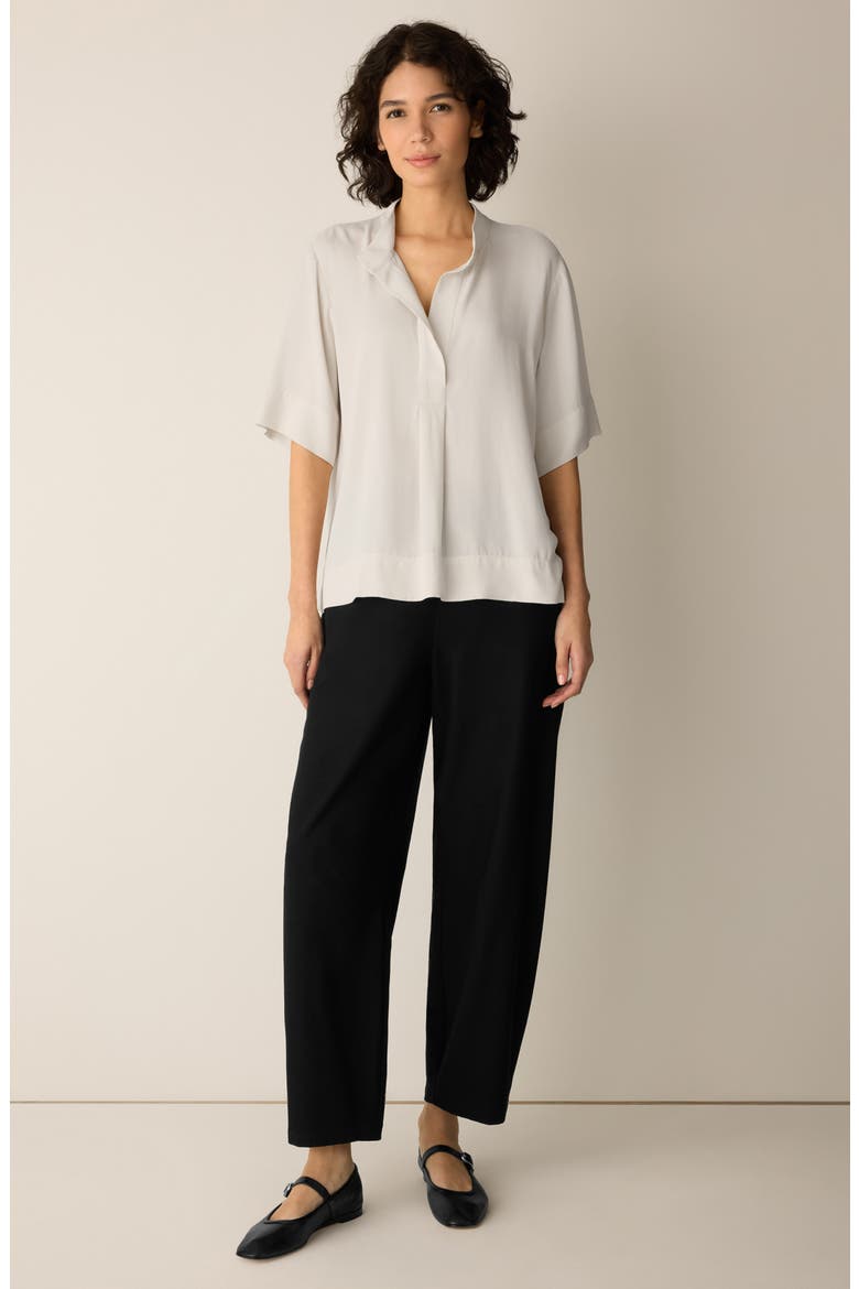 High Waist Ankle Pants, Alternate, color, BLACK