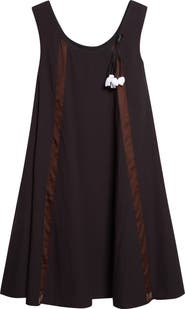 KÚR Lamp Shade Organic Cotton Trapeze Dress