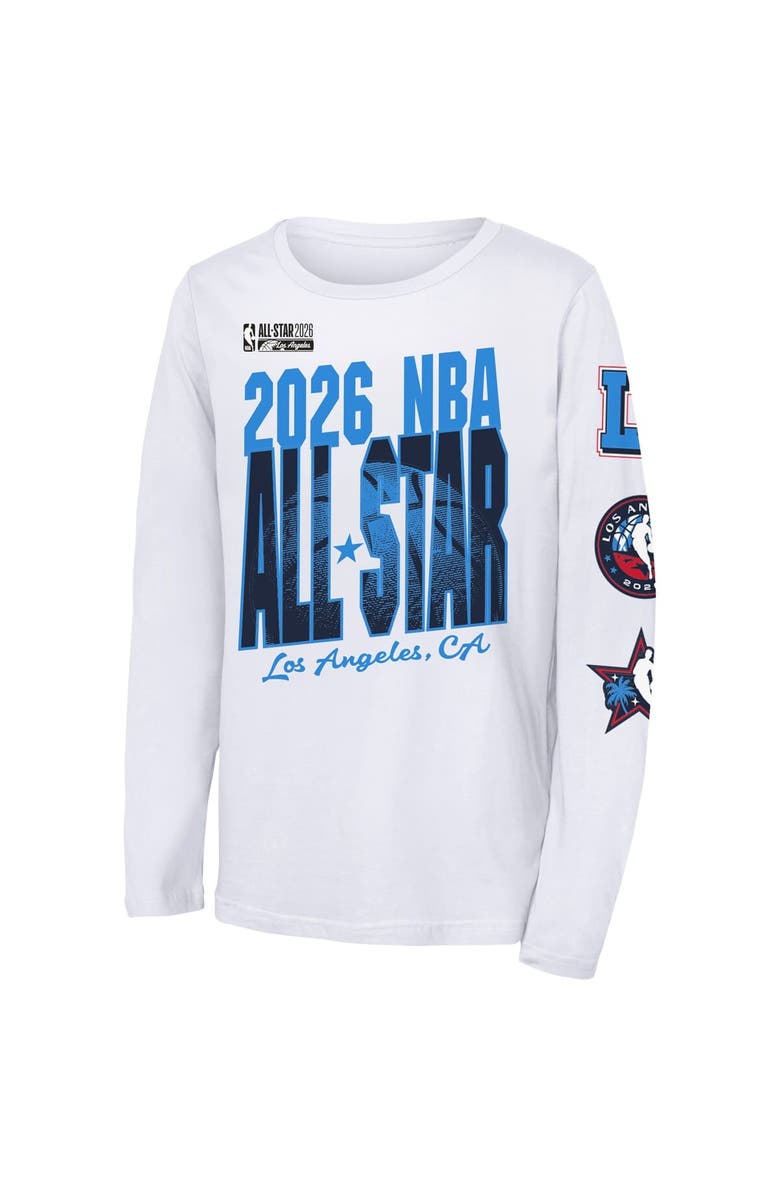 Outerstuff Youth Outerstuff White 2026 NBA All-Star Game Long Sleeve T-Shirt, Alternate, color, White