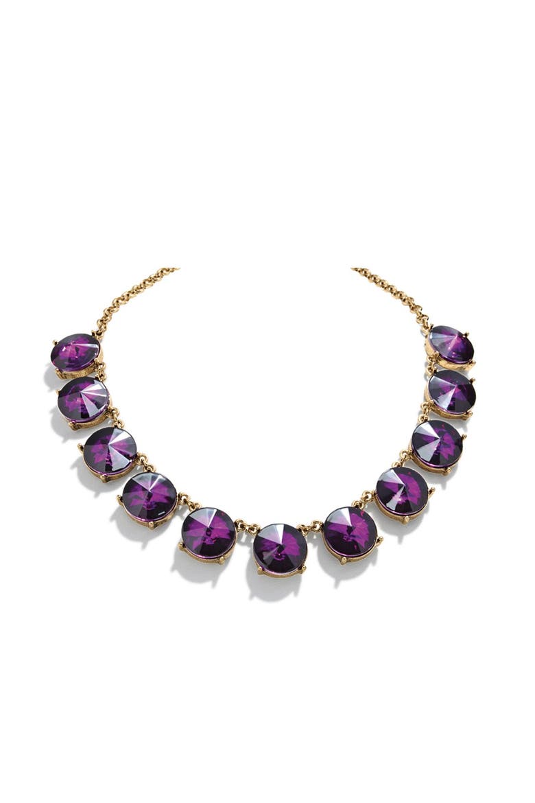 Frontal Necklace, Alternate, color, EMERALD/ GOLD