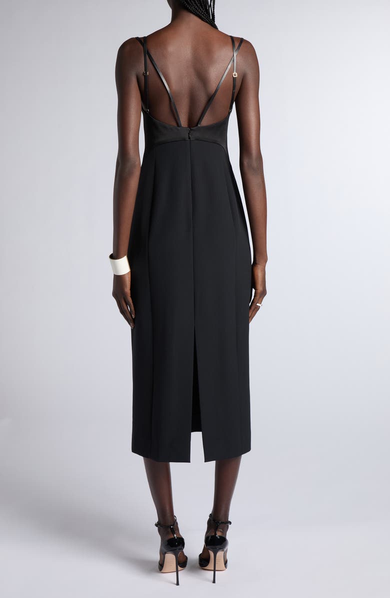 TOM FORD Silk & Wool Cady Cocktail Dress, Alternate, color, Black