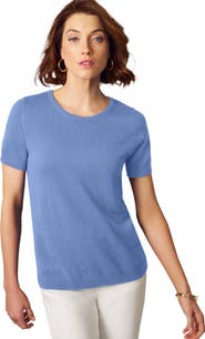 Jessica London Scoop-Neck Sweater Tank