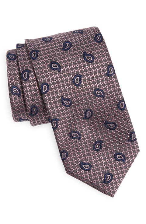 Paisley Silk Jacquard Tie