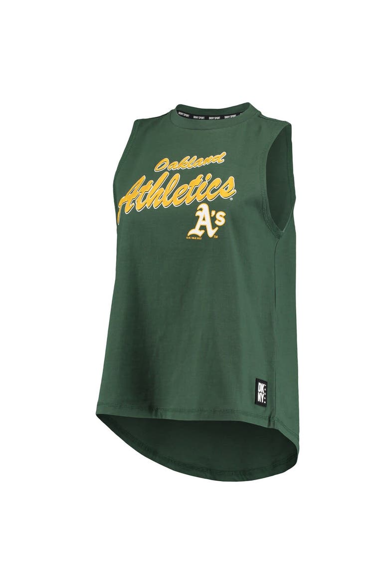 Women's DKNY Sport Green Oakland Athletics Marcie Tank Top, Alternate, color, Green