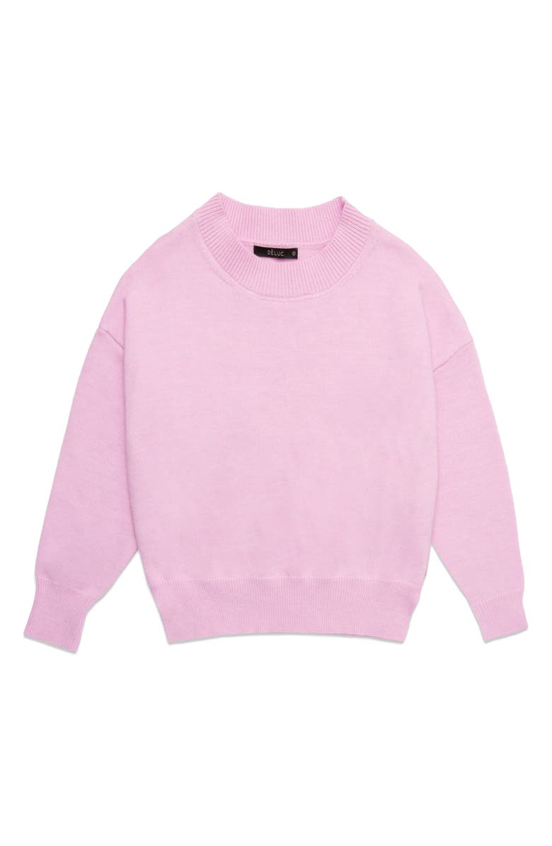 DELUC Livorno Crewneck Sweater, Main, color, Pink