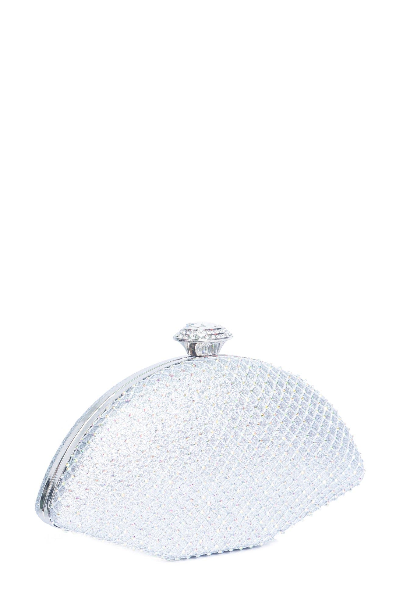 Liz Clutch, Alternate, color, SILVER