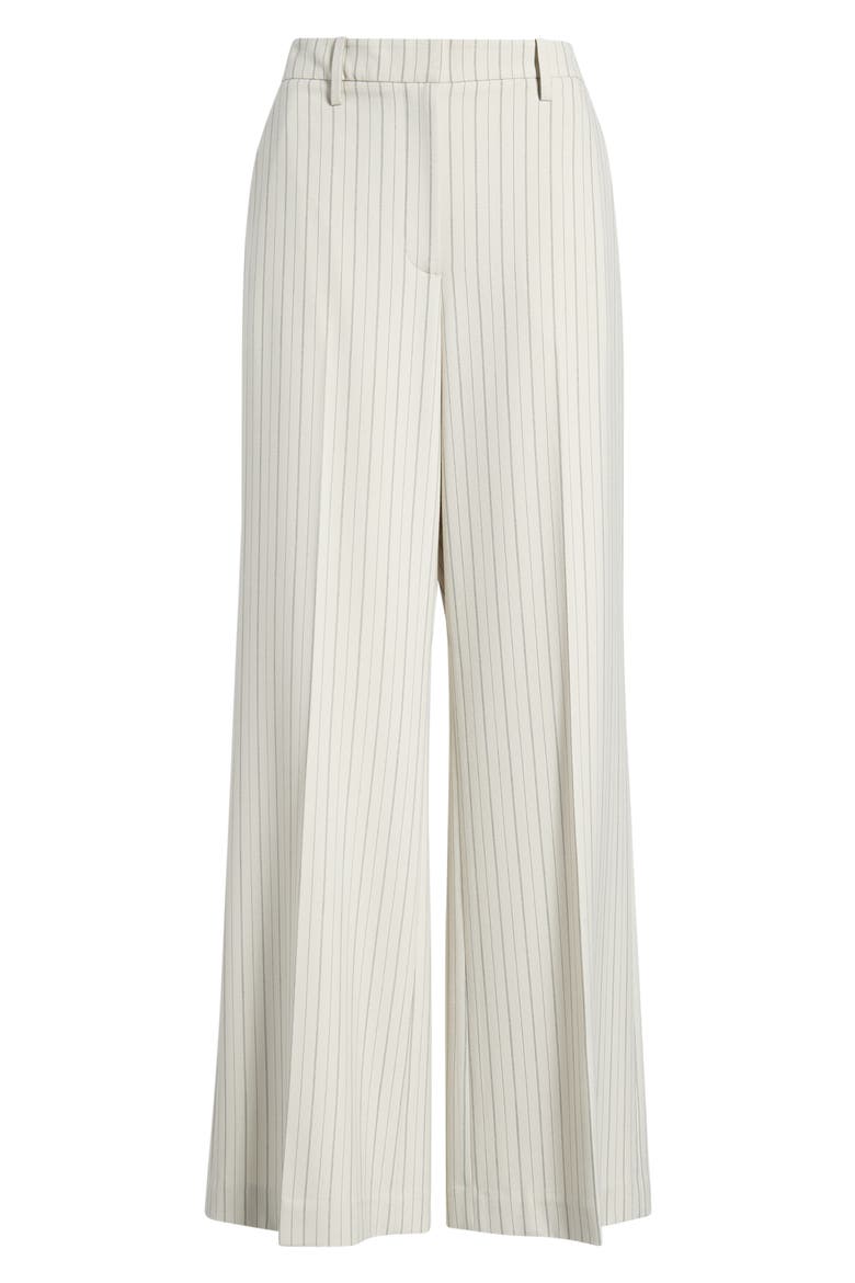 The Liliana Stripe Wide Leg Pants, Alternate, color, TAN WITH BLACK PINSTRIPE