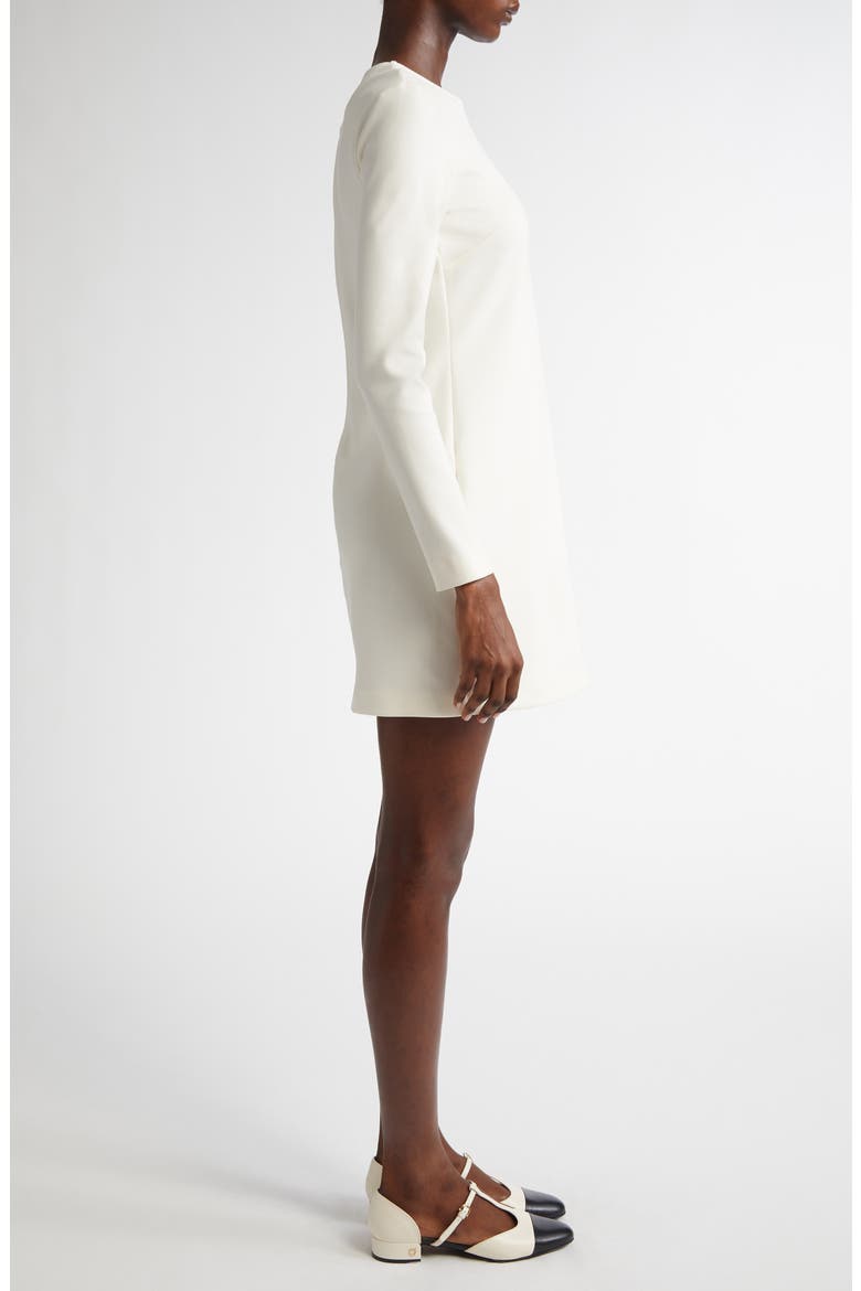 Bartolo Long Sleeve Jersey Sheath Dress, Alternate, color, WHITE