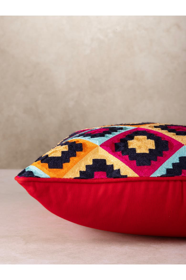 Mandira Throw Pillow Cover, Alternate, color, Multicolored