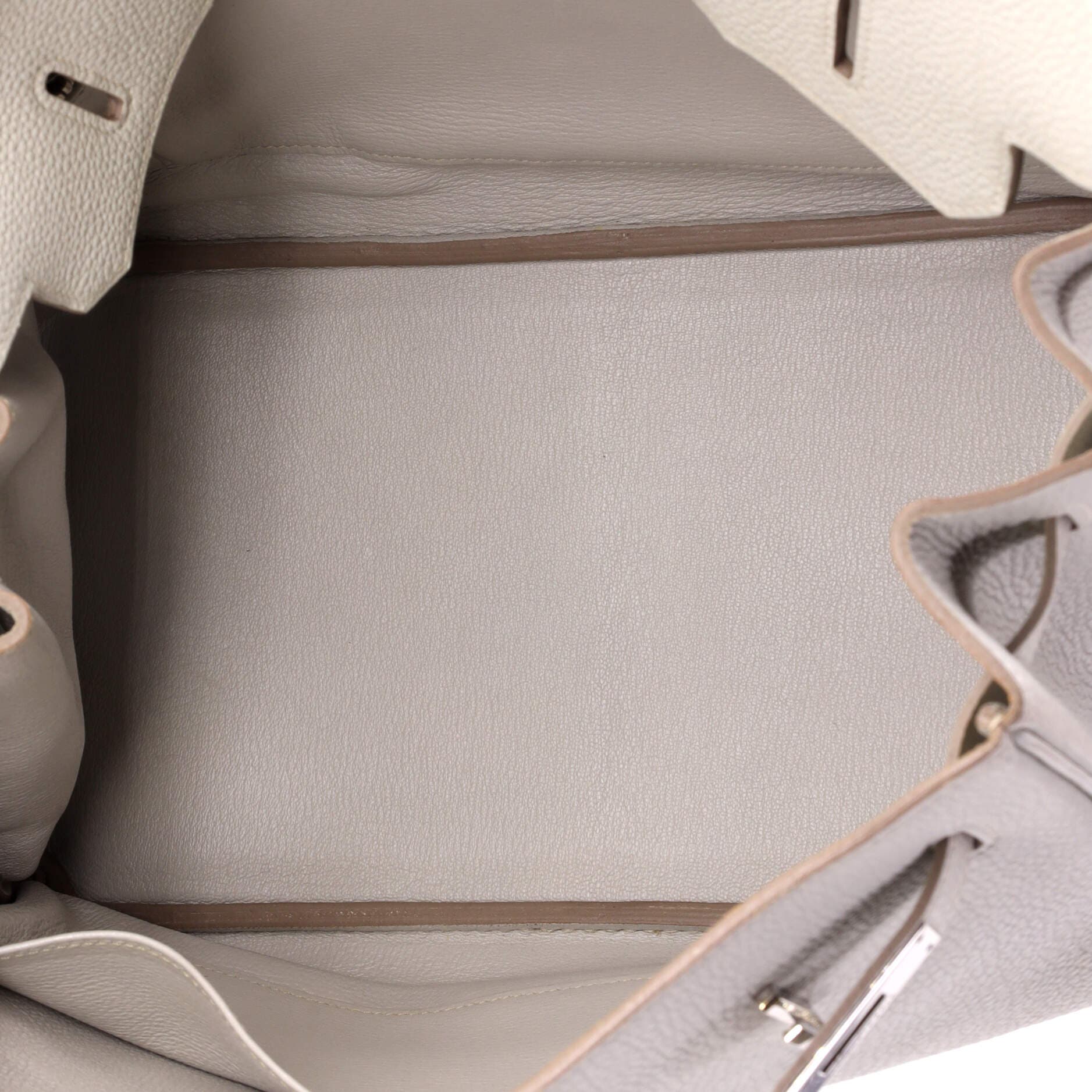 Pre-Owned Hermes Birkin Handbag Grey Togo with Palladium Hardware 35, Alternate, color, Gris Perle